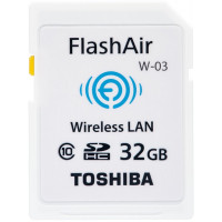 Toshiba Wireless lan-enabled SDHC Speicherkarte FlashAir 32 GB Class10 sd-we032g-22
